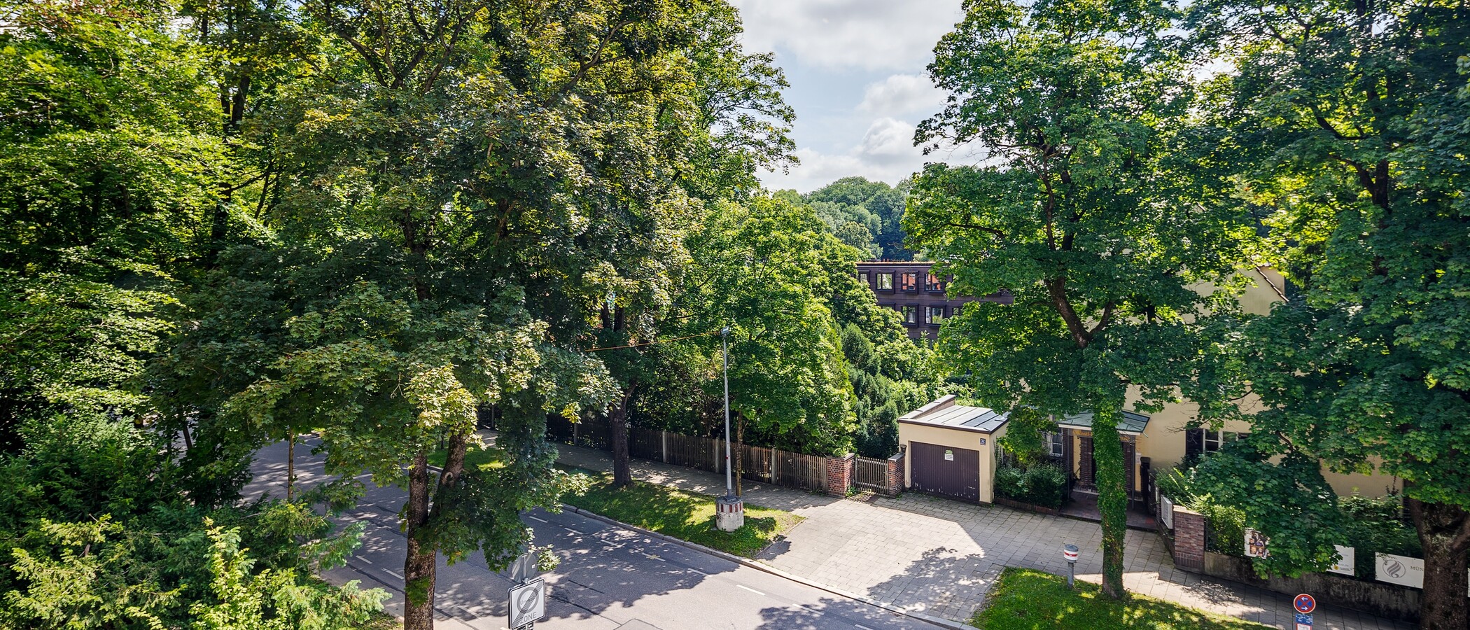Maisonette-Galerie Wohnung München Herzogpark 01 Aussicht 12652