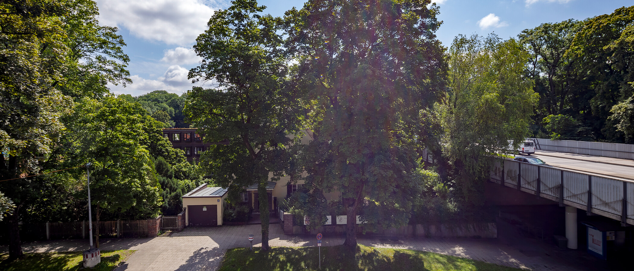 Maisonette-Galerie Wohnung München Herzogpark 02 Aussicht 12652