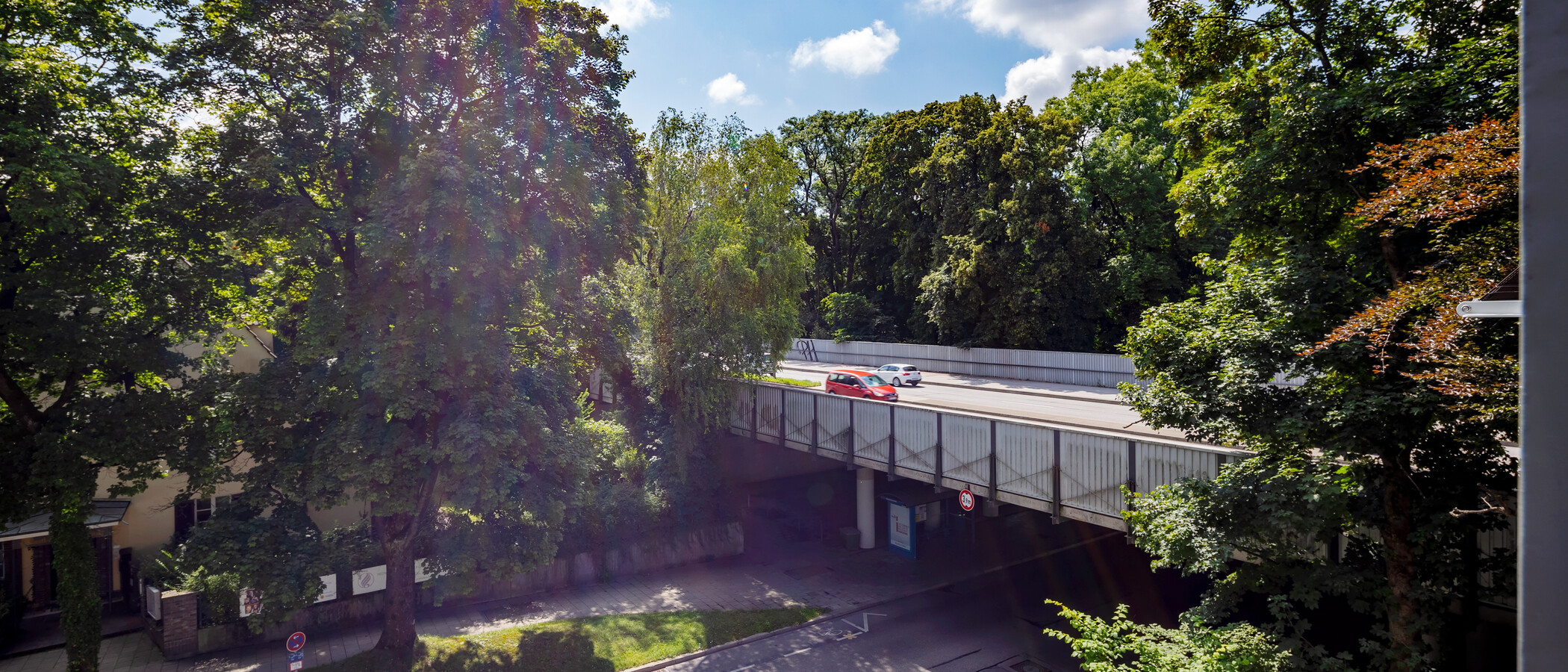 Maisonette-Galerie Wohnung München Herzogpark 03 Aussicht 12652