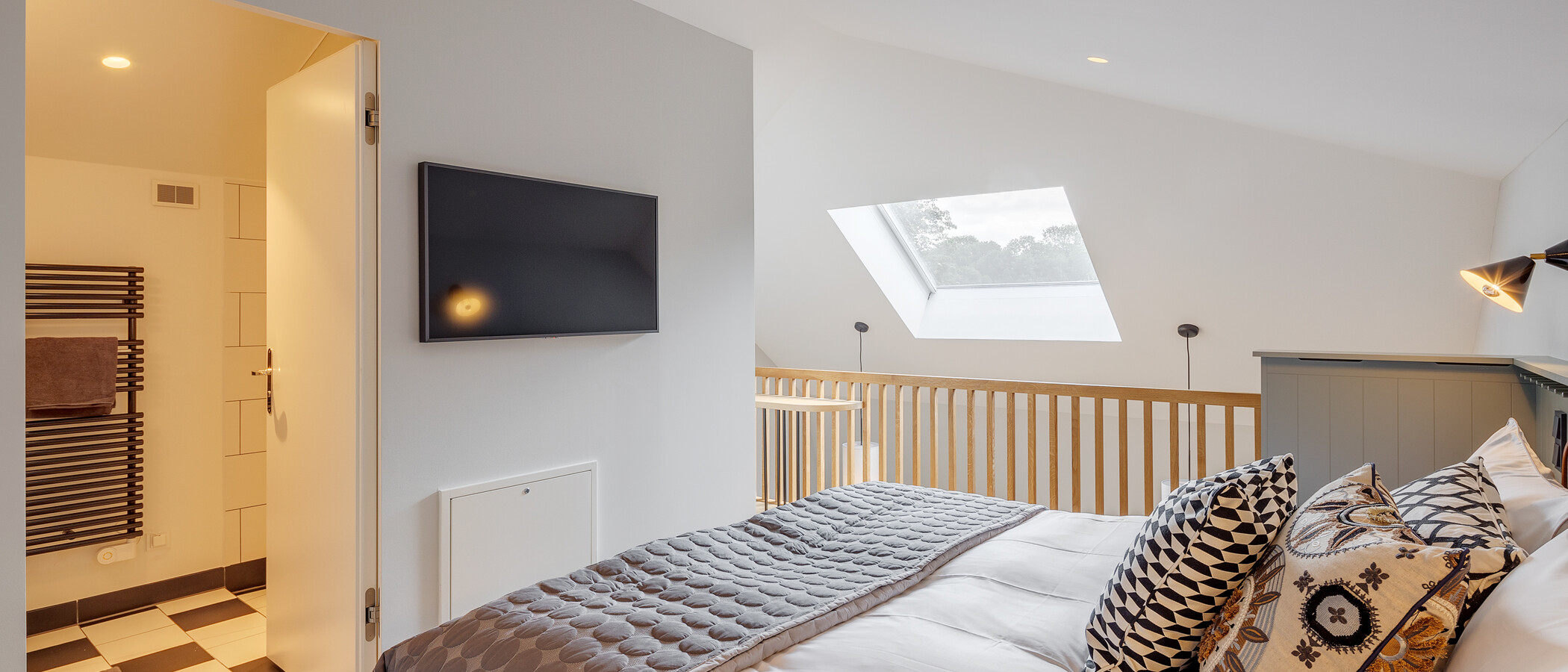 Maisonette-Galerie Wohnung München Herzogpark 04 Schlafbereich 12652
