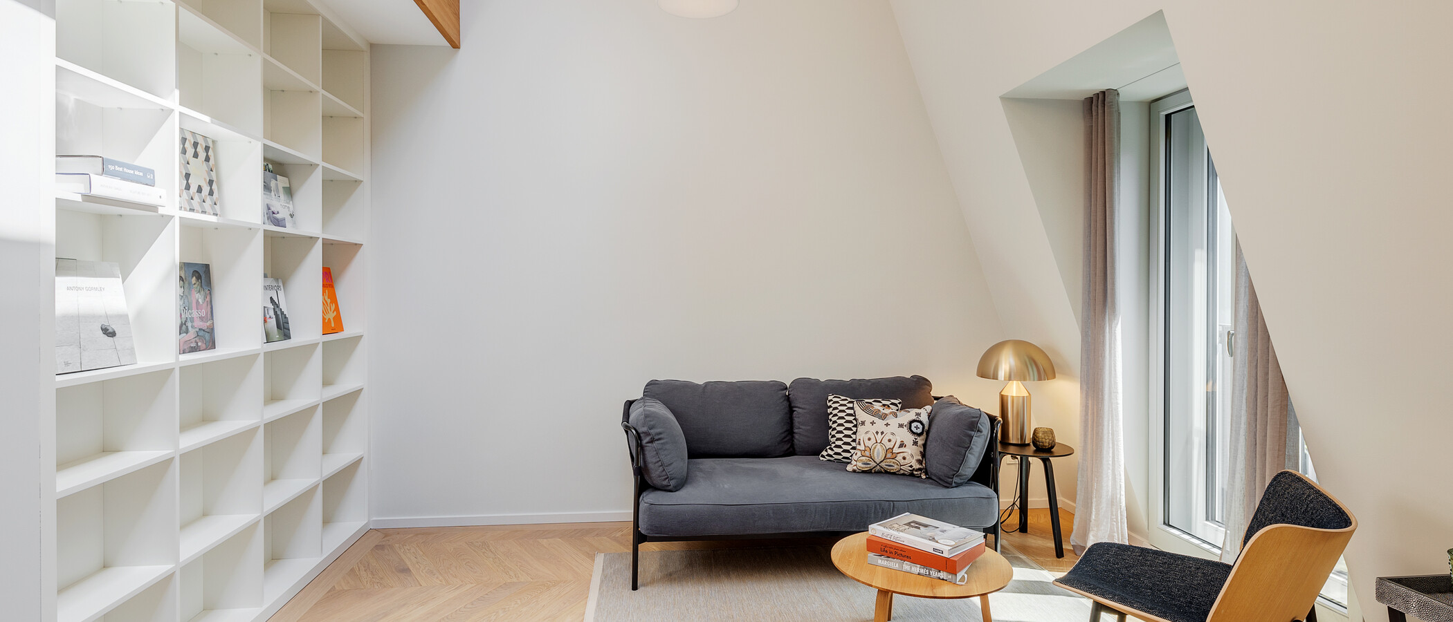 Maisonette-Galerie Wohnung München Herzogpark 02 Wohnbereich 12652