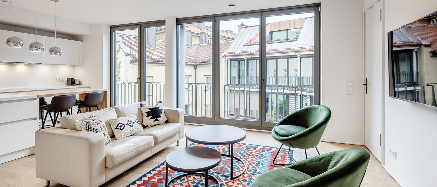 Wohnung München Gärtnerplatzviertel 02 Wohnbereich 12664