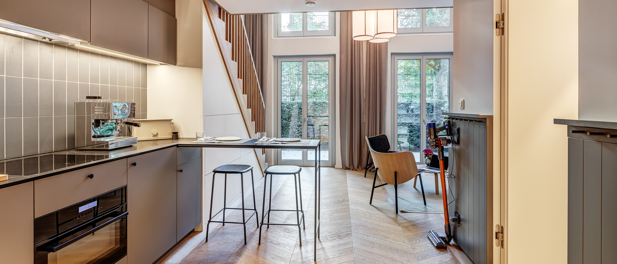 Maisonette-Galerie Wohnung München Herzogpark 03 Küche 12681