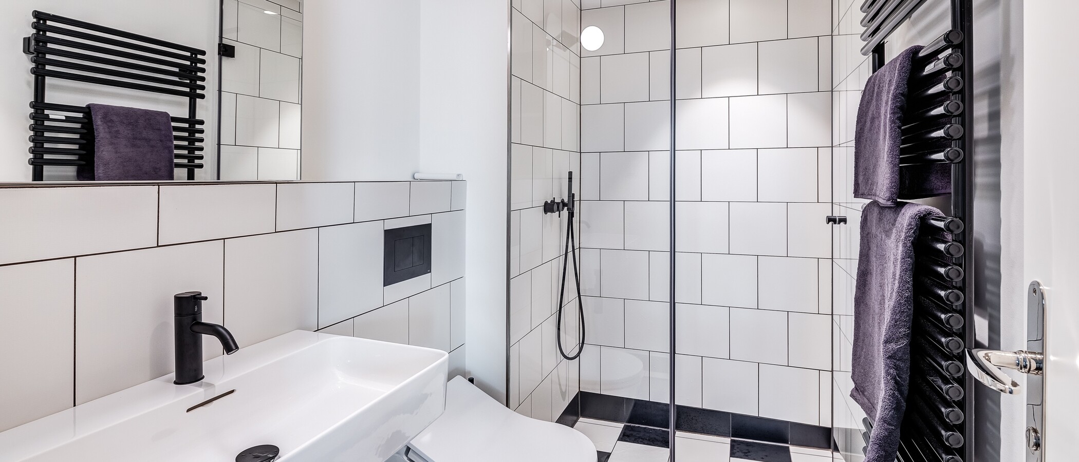 Maisonette-Galerie Wohnung München Herzogpark 01 Badezimmer 12681