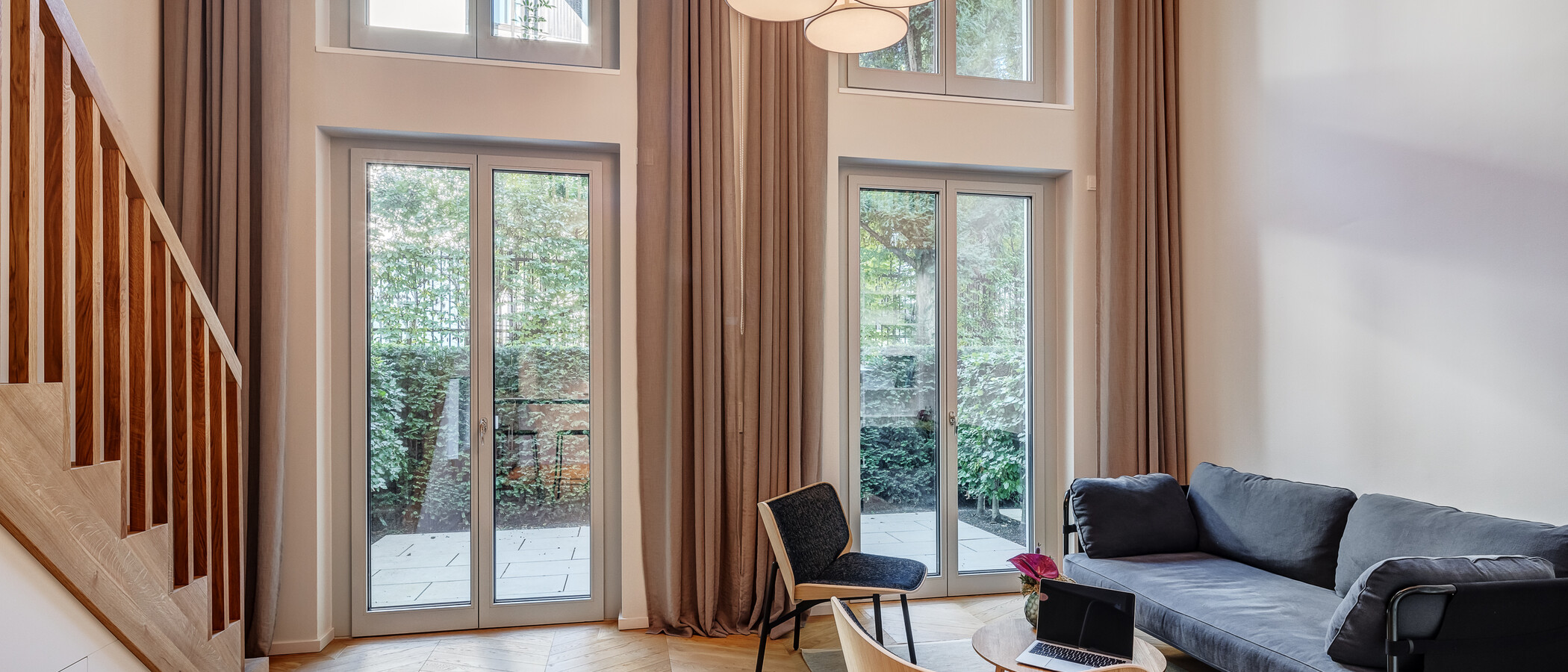 Maisonette-Galerie Wohnung München Herzogpark 01 Wohnbereich 12681