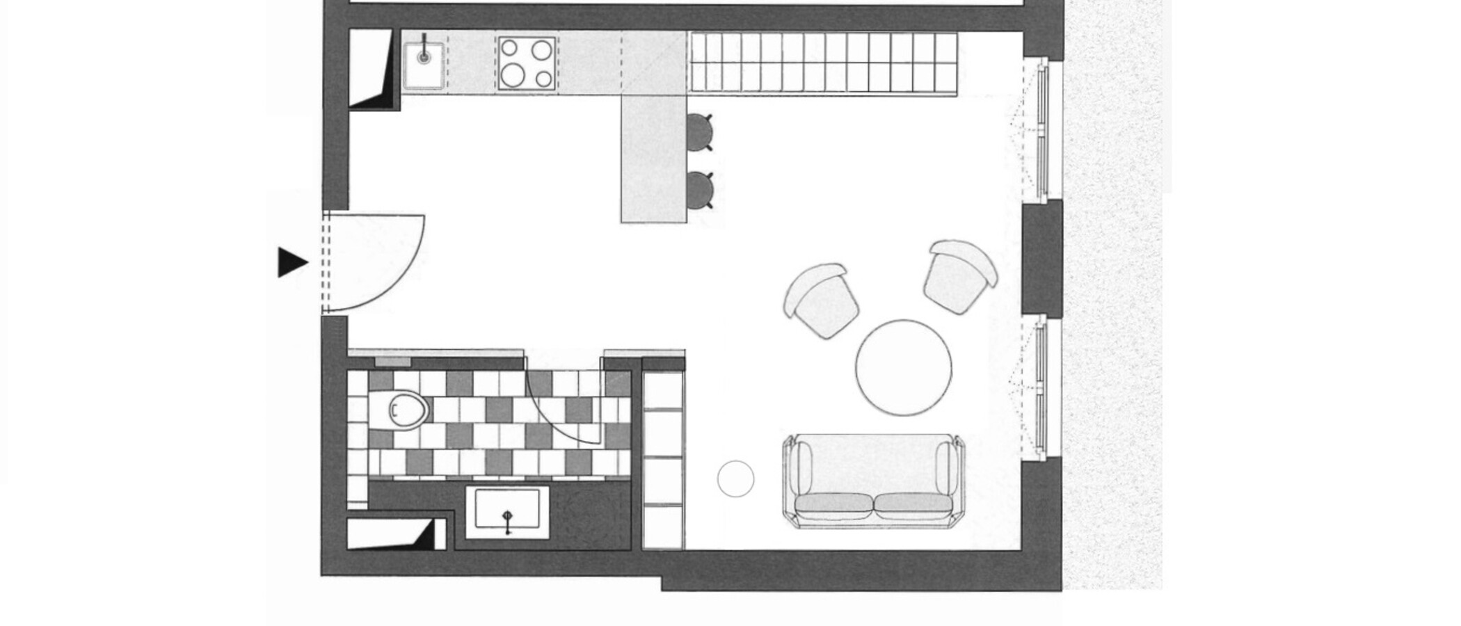 Maisonette-Galerie Wohnung München Herzogpark 01 Grundriss 12681