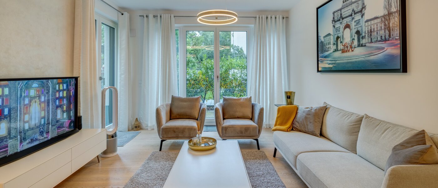 Wohnung München Maxvorstadt - Museumsviertel 01 Wohnbereich 12690