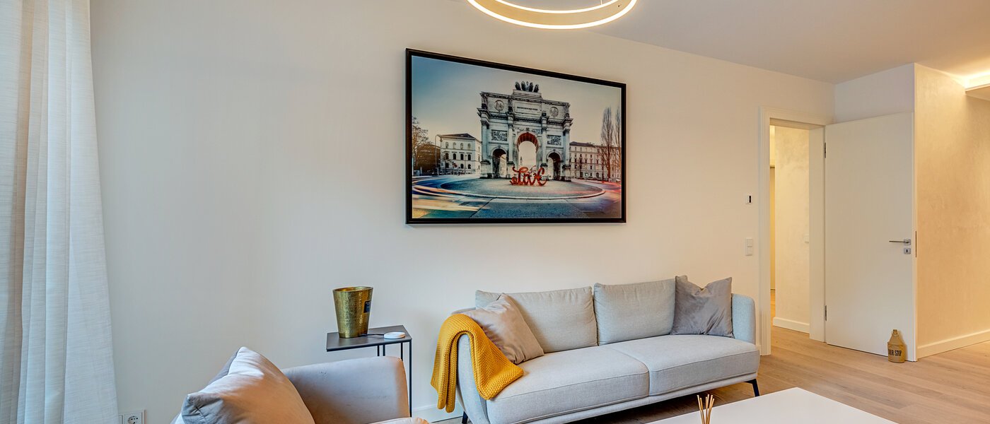 Wohnung München Maxvorstadt - Museumsviertel 02 Wohnbereich 12690