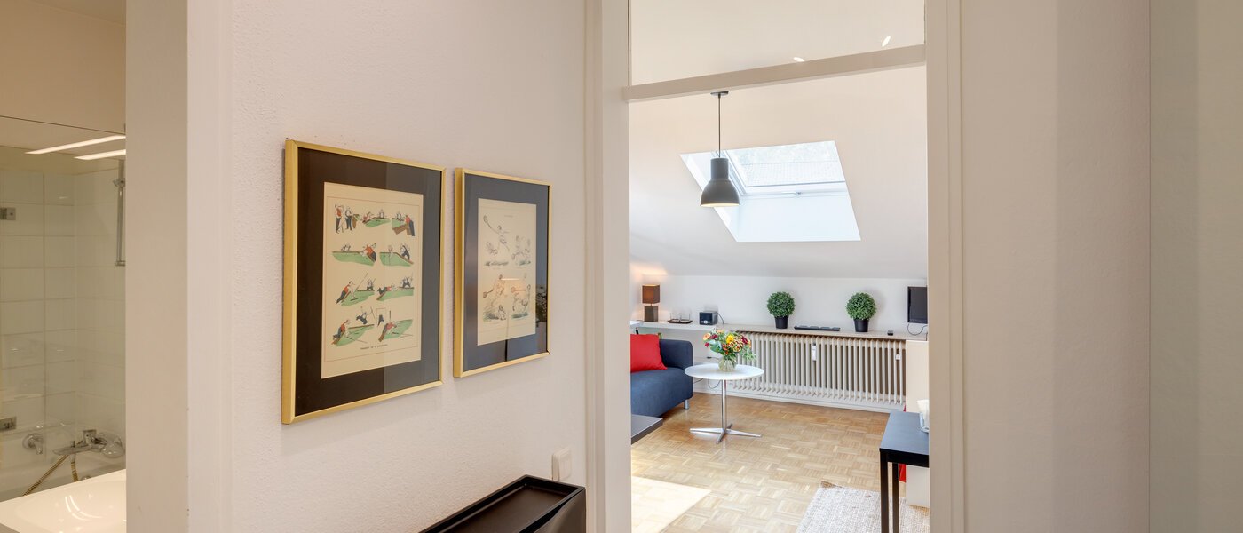 Dachgeschosswohnung Kreuth Weissach 02 Flur/Gang 12696