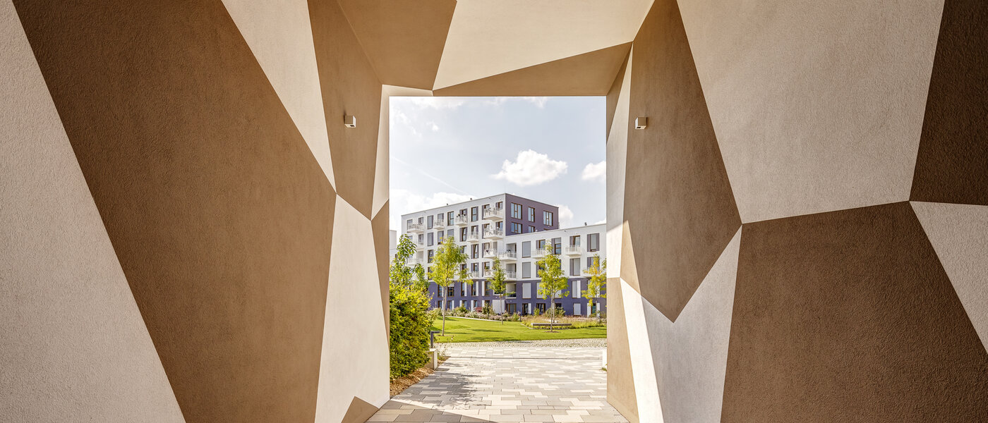 Penthousewohnung München Pasing 01 Innenhof 12708