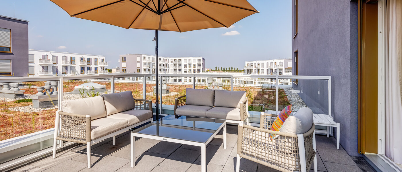 Penthousewohnung München Pasing 01 Dachterrasse 12708