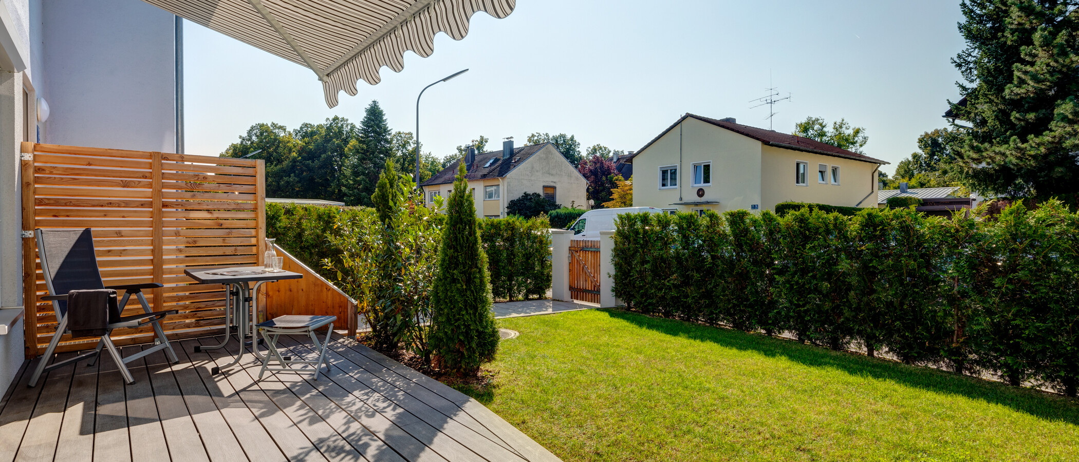 Gartenwohnung München Forstenried 01 Garten 12709