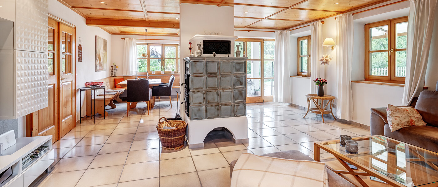 Gartenwohnung Schliersee Neuhaus 03 Wohnbereich 12758