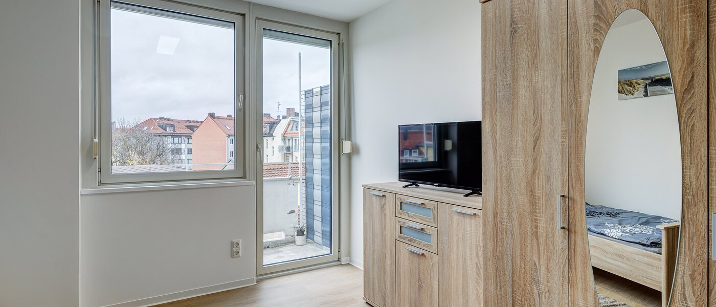 Apartment München Maxvorstadt - Universitätsviertel 03 Wohnbereich 12790