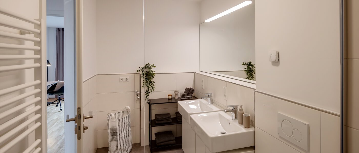 Reihenhaus München Schwabing - Domagkpark 01 2. Badezimmer 12793