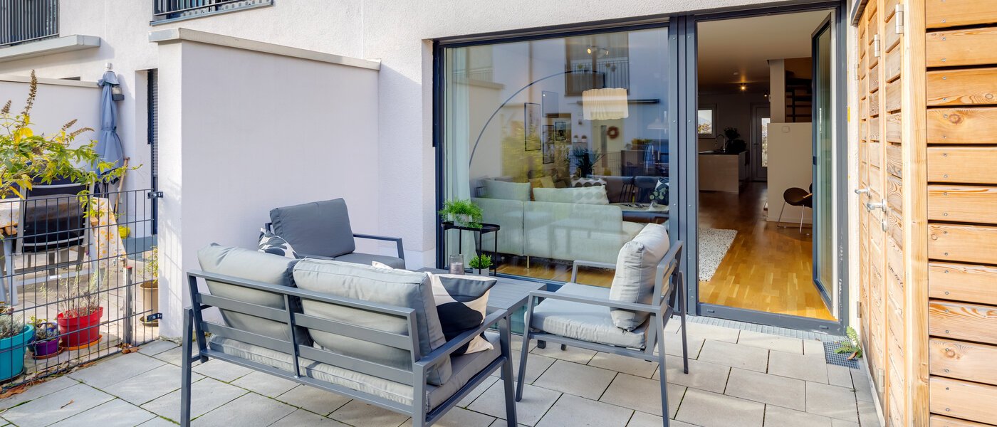 Reihenhaus München Schwabing - Domagkpark 01 Terrasse 12793