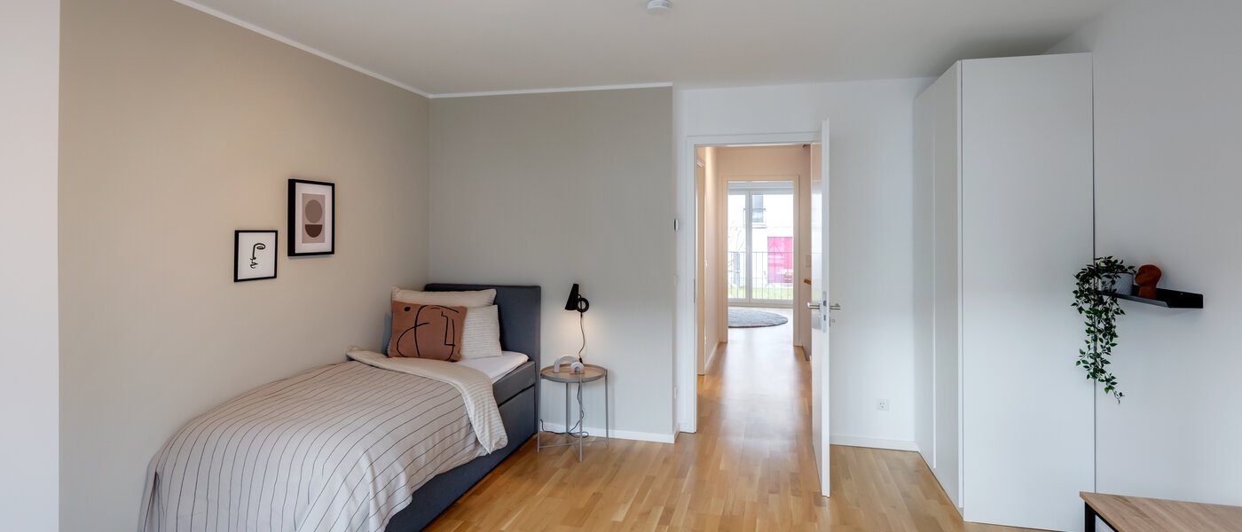 Reihenhaus München Schwabing - Domagkpark 01 2. Schlafzimmer	 12793