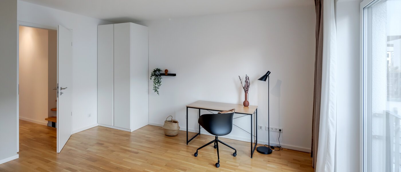 Reihenhaus München Schwabing - Domagkpark 04 2. Schlafzimmer	 12793