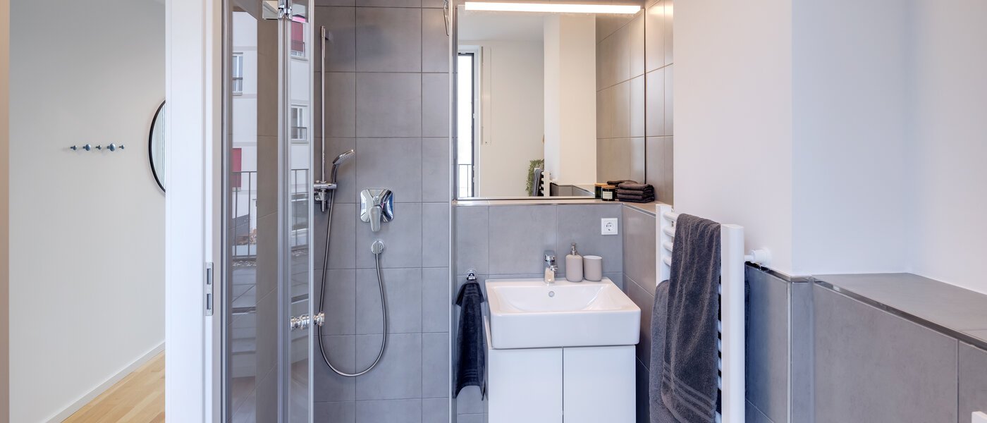 Reihenhaus München Schwabing - Domagkpark 03 1. Badezimmer 12793
