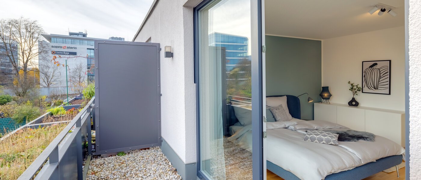 Reihenhaus München Schwabing - Domagkpark 01 1. Balkon 12793