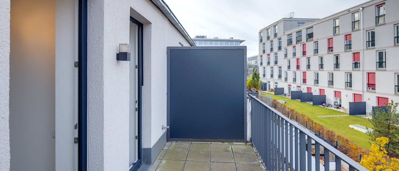 Reihenhaus München Schwabing - Domagkpark 02 2. Balkon 12793