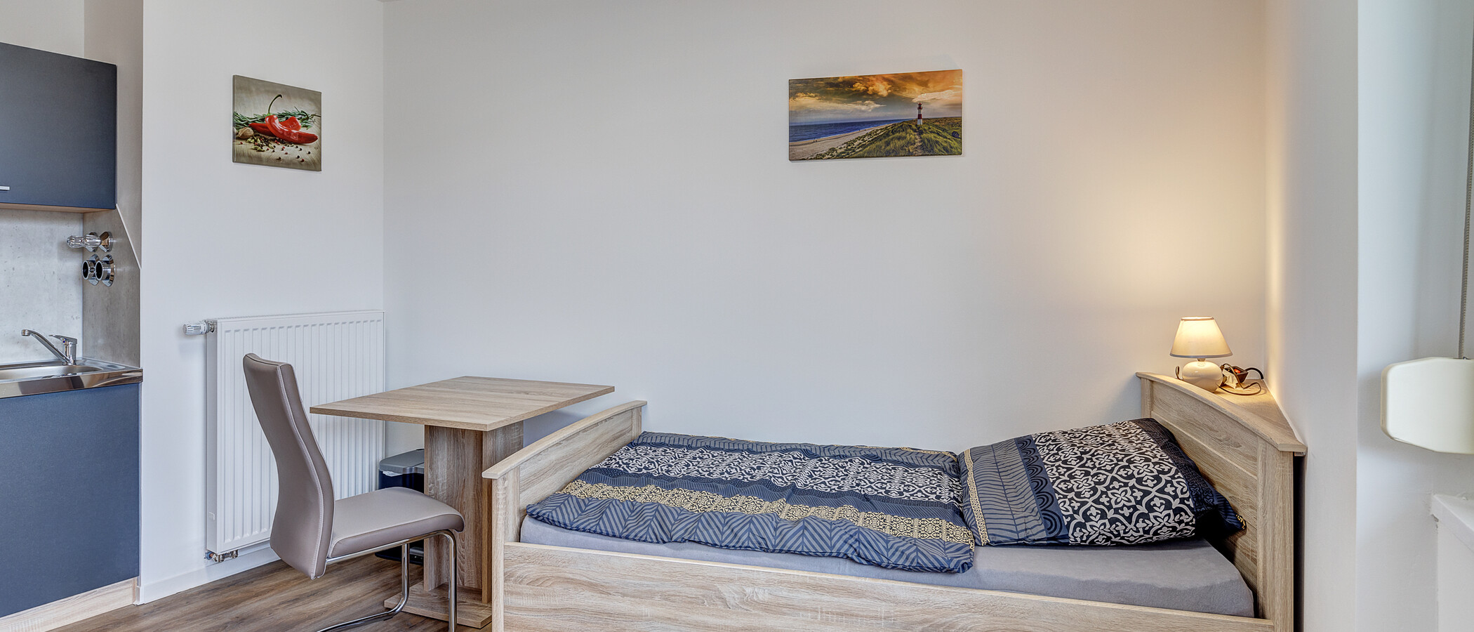 Apartment München Maxvorstadt - Universitätsviertel 01 Schlafbereich 12795