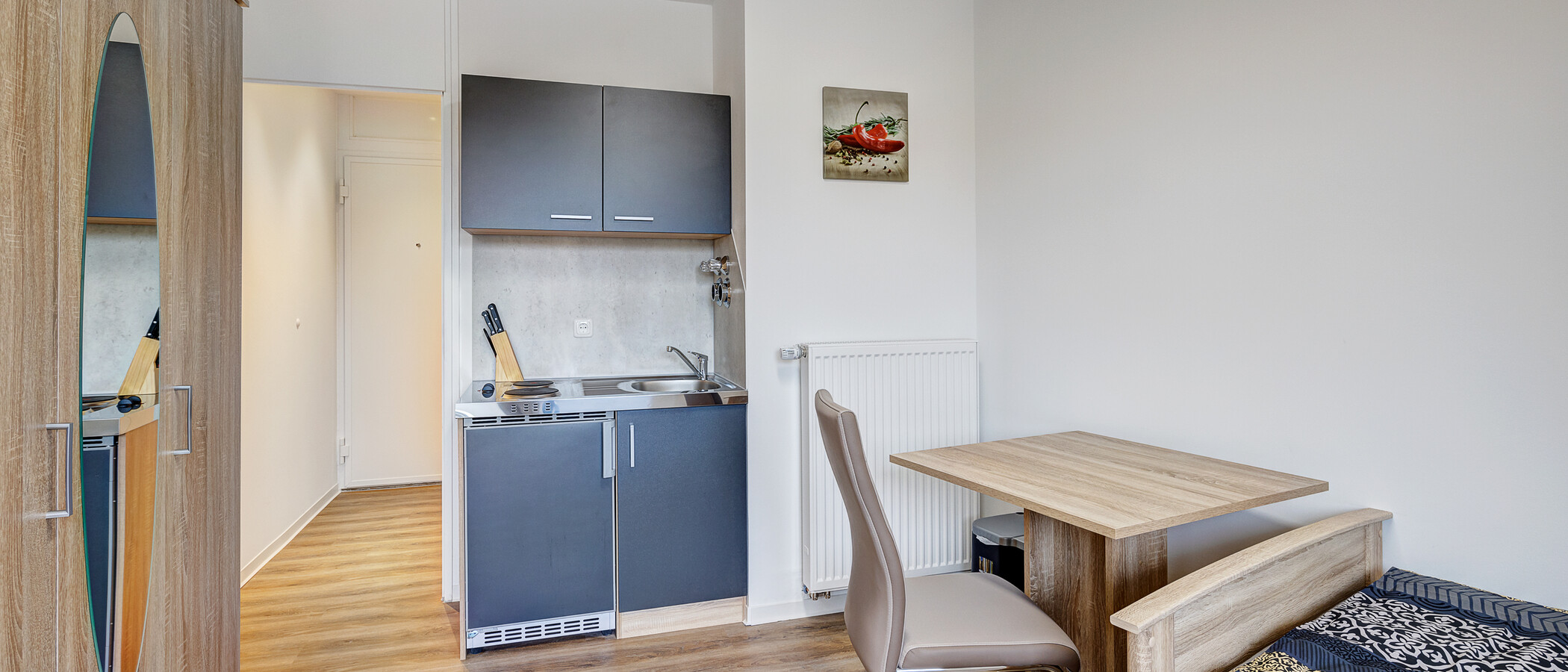 Apartment München Maxvorstadt - Universitätsviertel 01 Wohnbereich 12795