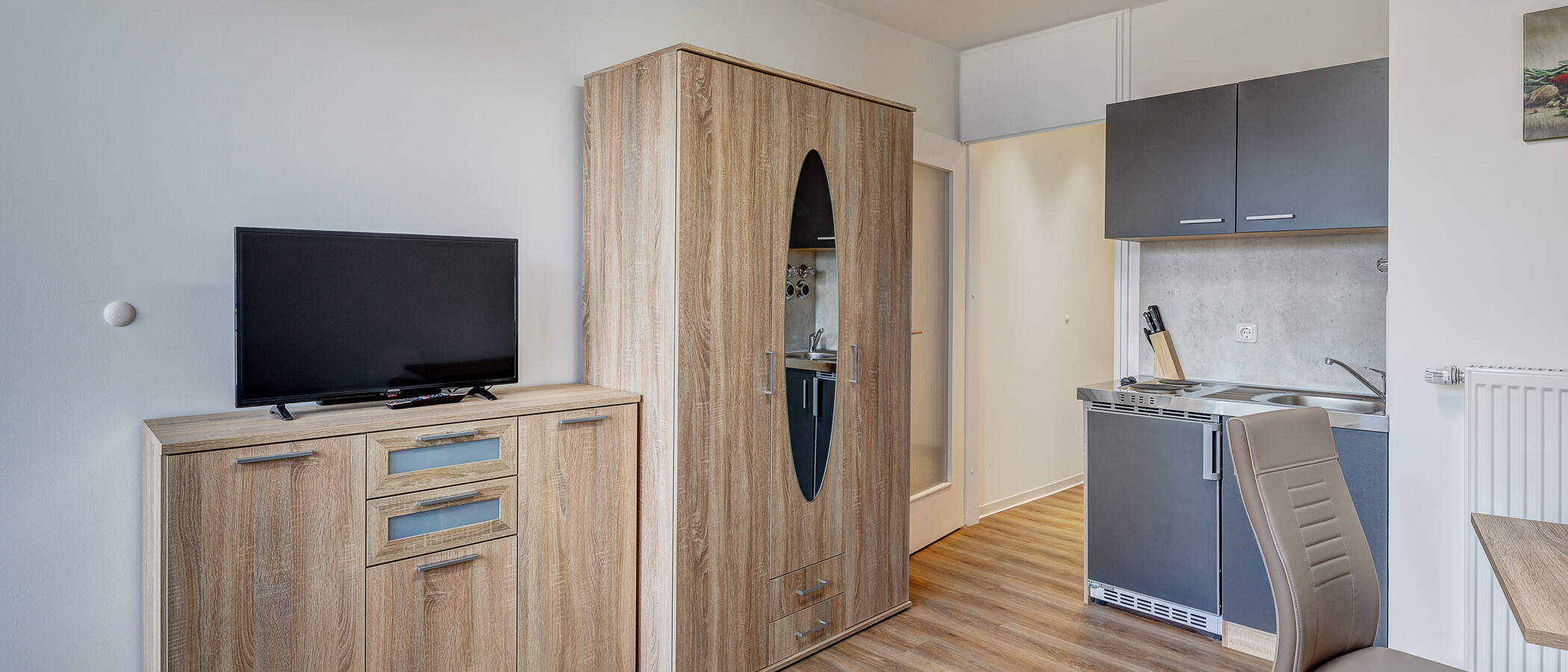 Apartment München Maxvorstadt - Universitätsviertel 03 Wohnbereich 12795