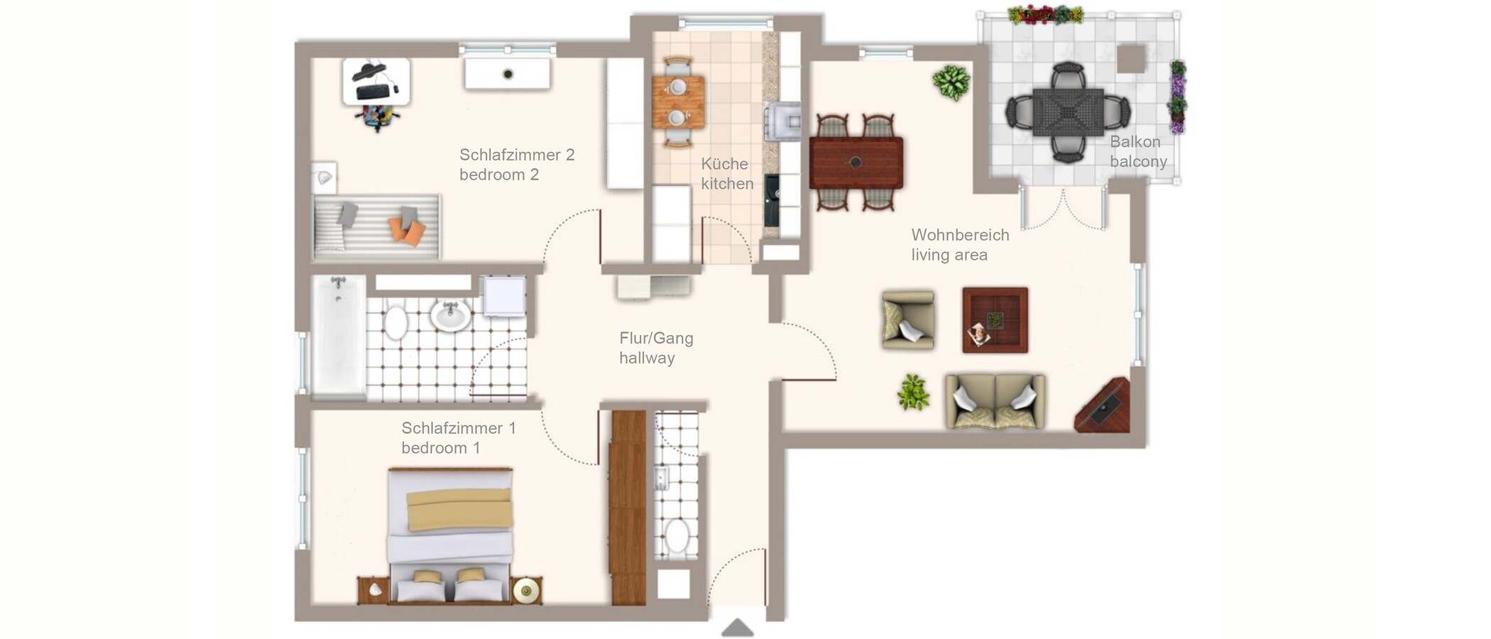 Wohnung München Moosach 01 Grundriss 12800