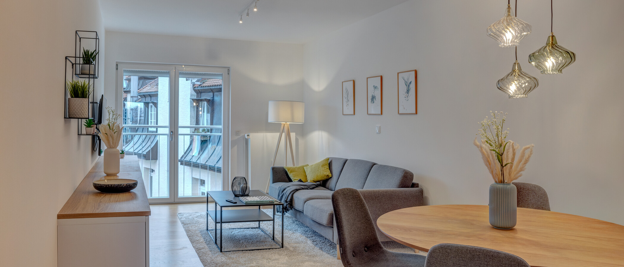 Dachgeschosswohnung München Thalkirchen 01 Wohnbereich 12801