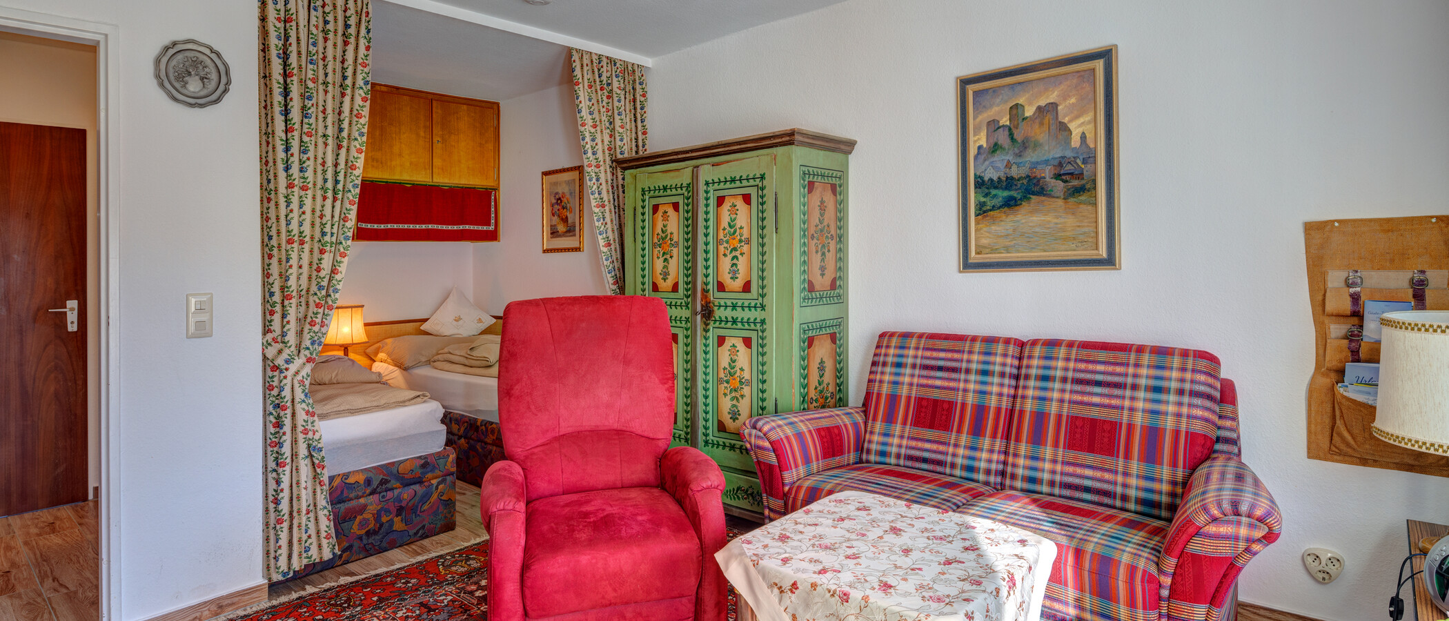 Wohnung Walchensee 01 Wohnbereich 12809