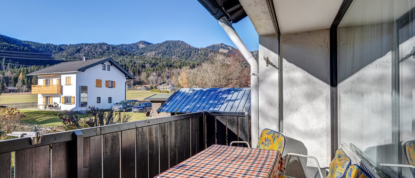 Wohnung Walchensee 01 Balkon 12810