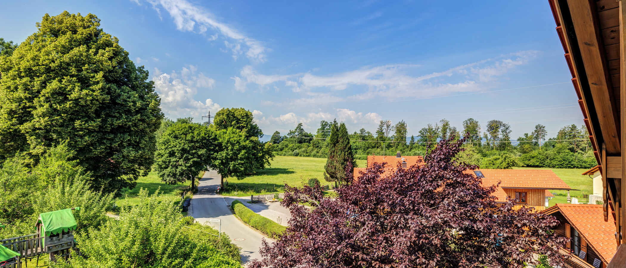 Dachgeschosswohnung Bad Heilbrunn 02 Aussicht 12826