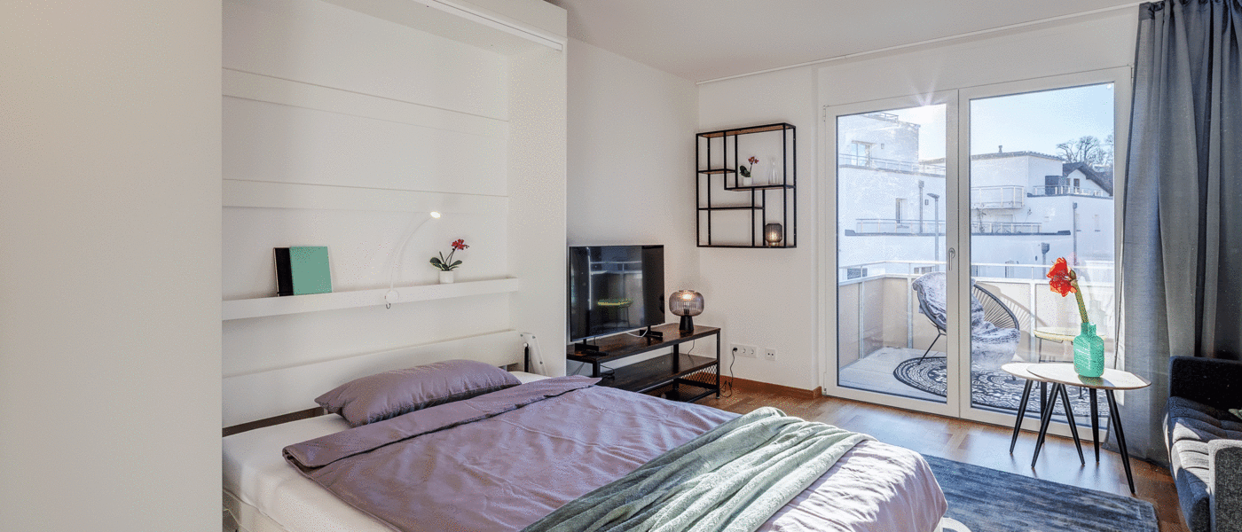 Wohnung Traunstein 01 Schlafbereich 12841