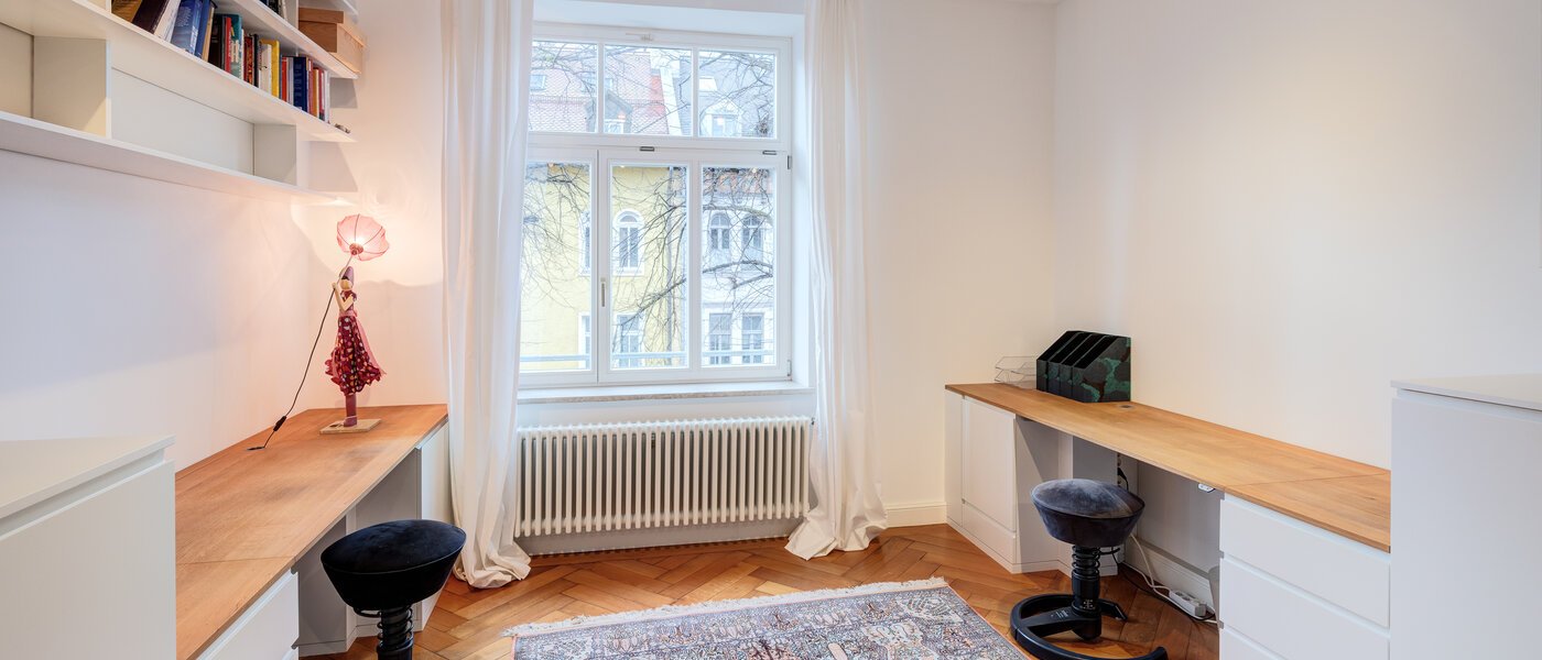 Wohnung München Nymphenburg 01 Arbeitszimmer 12846