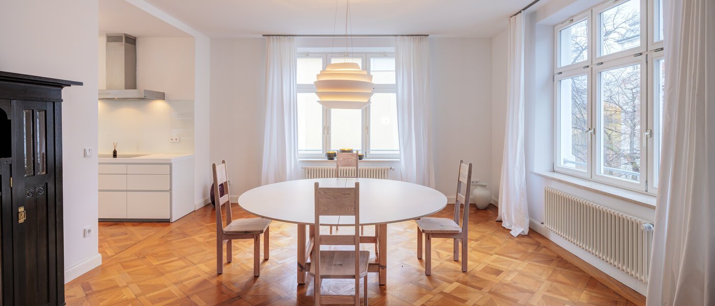 Wohnung München Nymphenburg 01 Esszimmer 12846