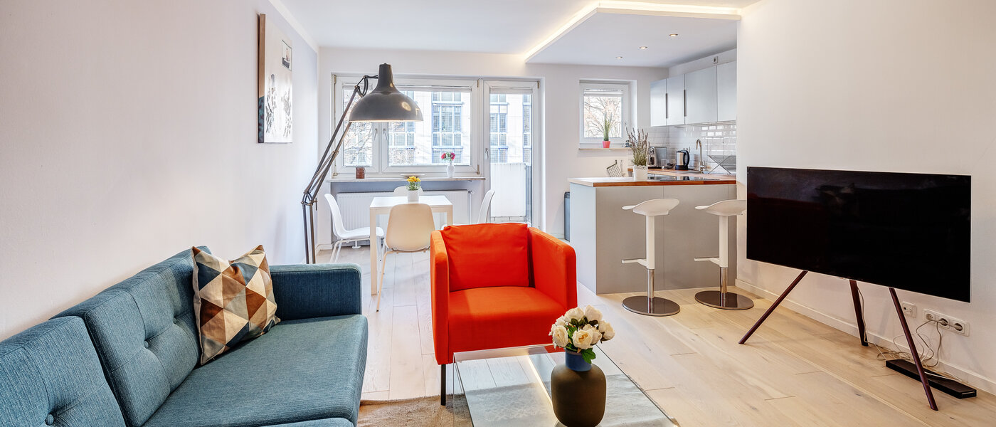 Wohnung München Untersendling 01 Wohnbereich 12857