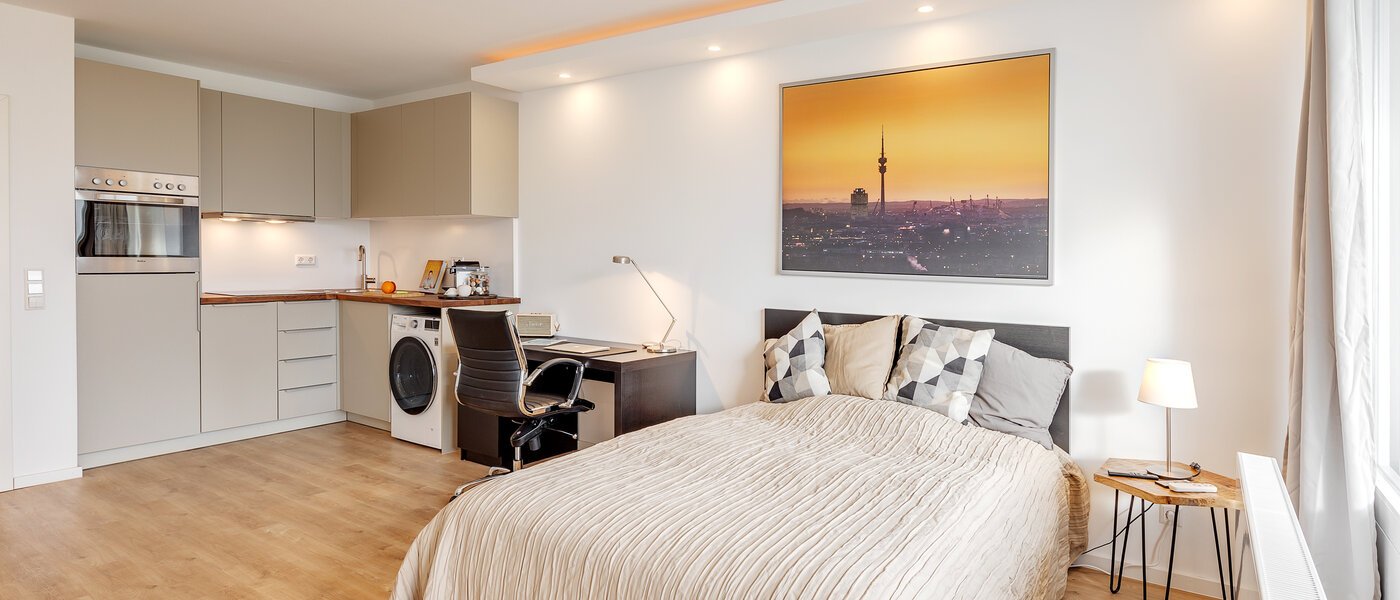 Wohnung München Olympiazentrum 04 Wohnbereich 12868