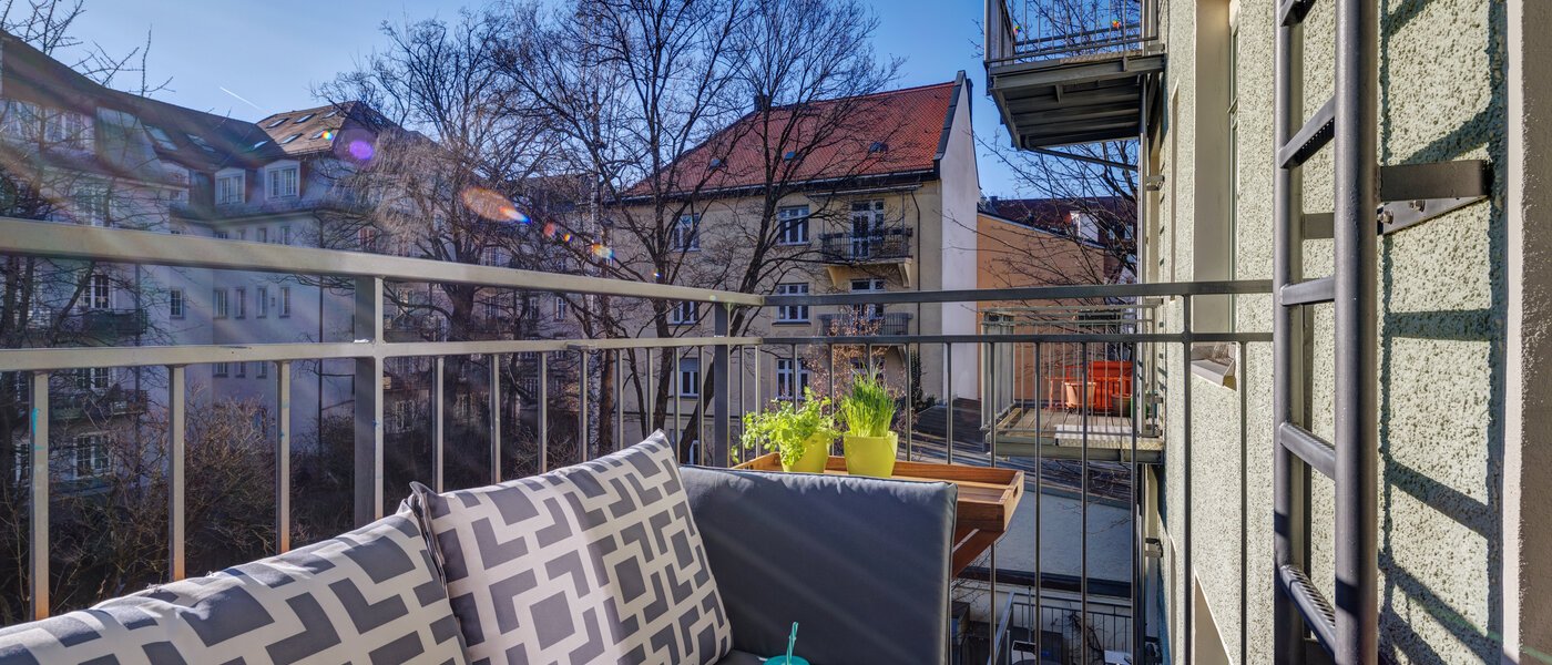 Wohnung München Schwabing-West 01 1. Balkon 12876