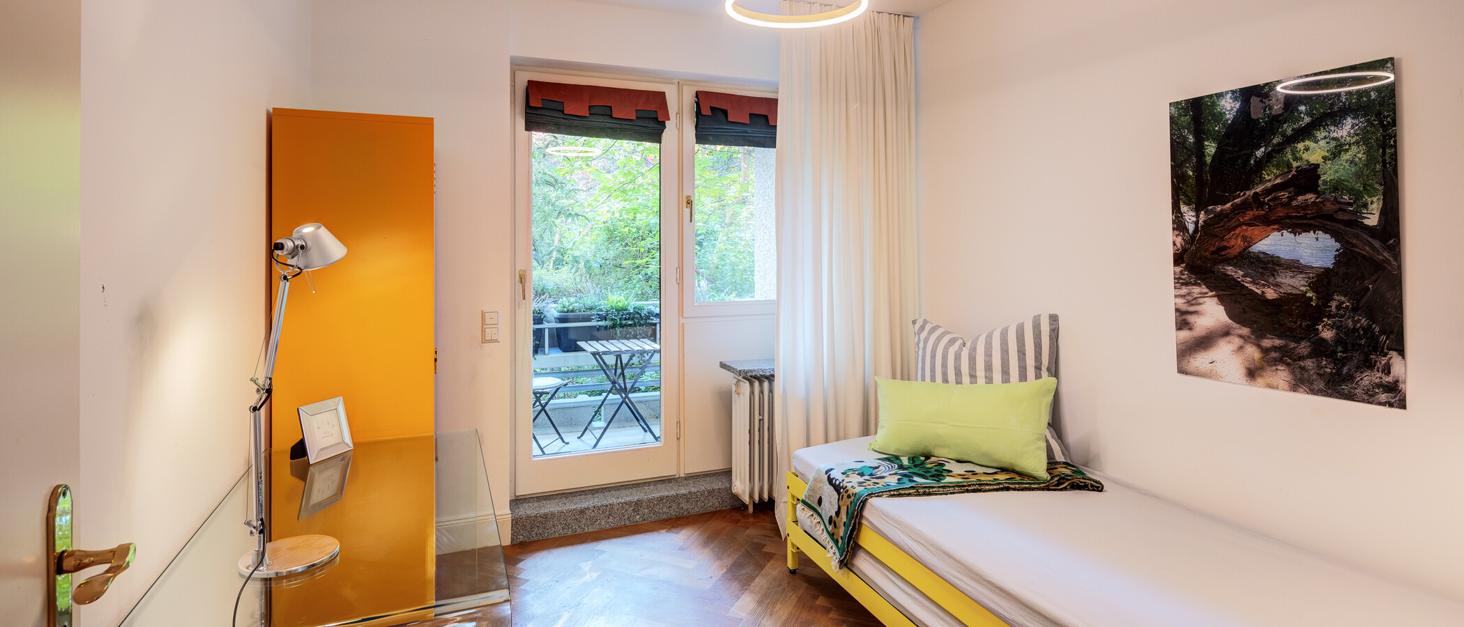 Split-Level Wohnung München Herzogpark 01 2. Schlafzimmer	 12889