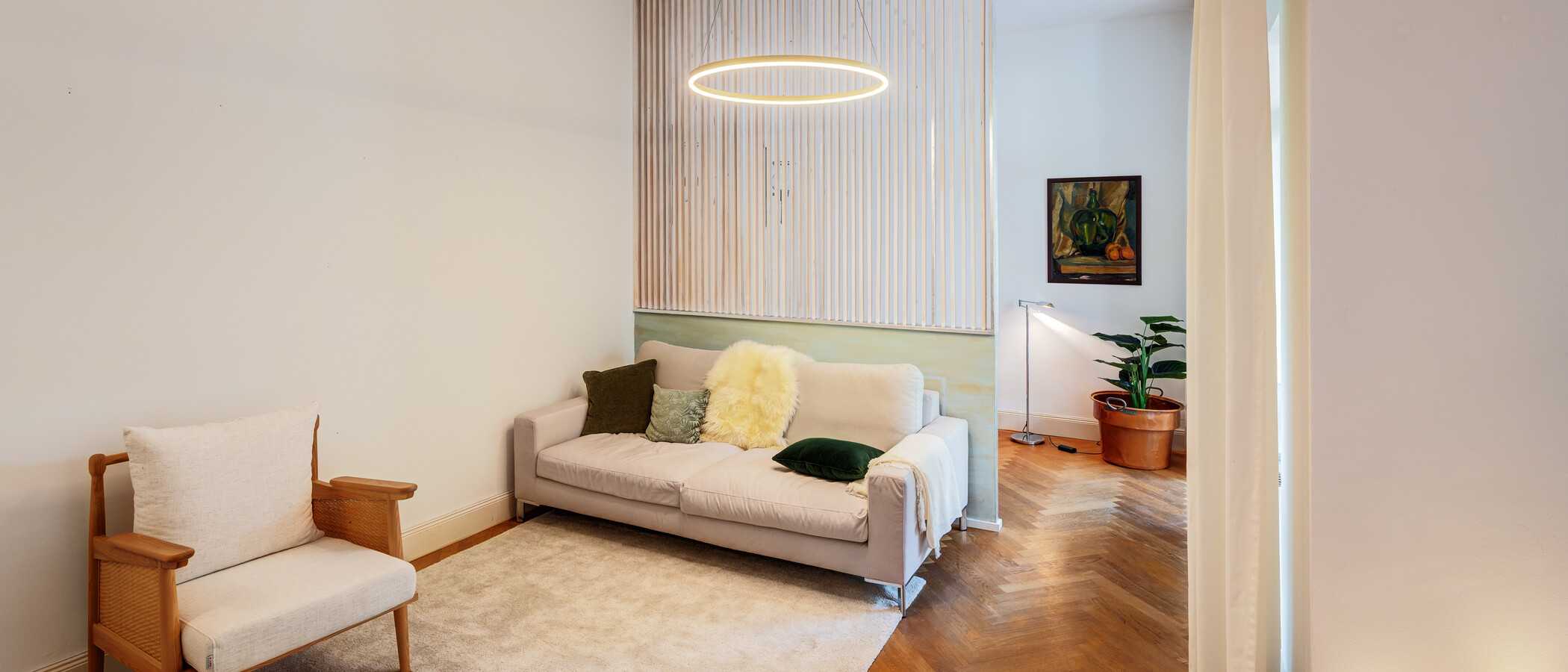 Split-Level Wohnung München Herzogpark 04 Wohnbereich 12889