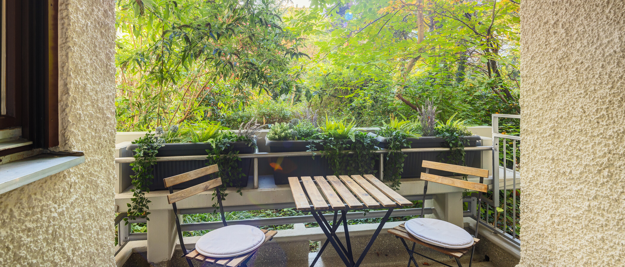 Split-Level Wohnung München Herzogpark 01 2. Balkon 12889