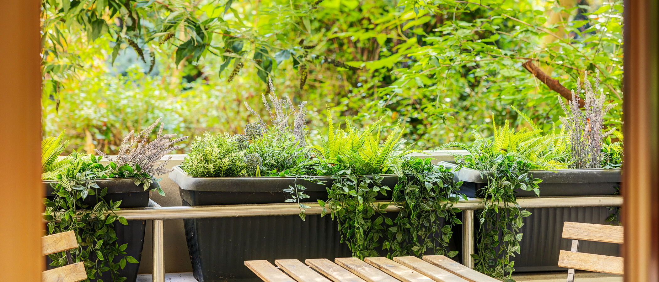 Split-Level Wohnung München Herzogpark 02 2. Balkon 12889