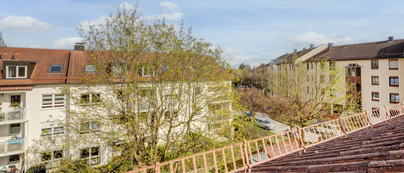 Dachgeschosswohnung München Obermenzing 03 Aussicht 12904