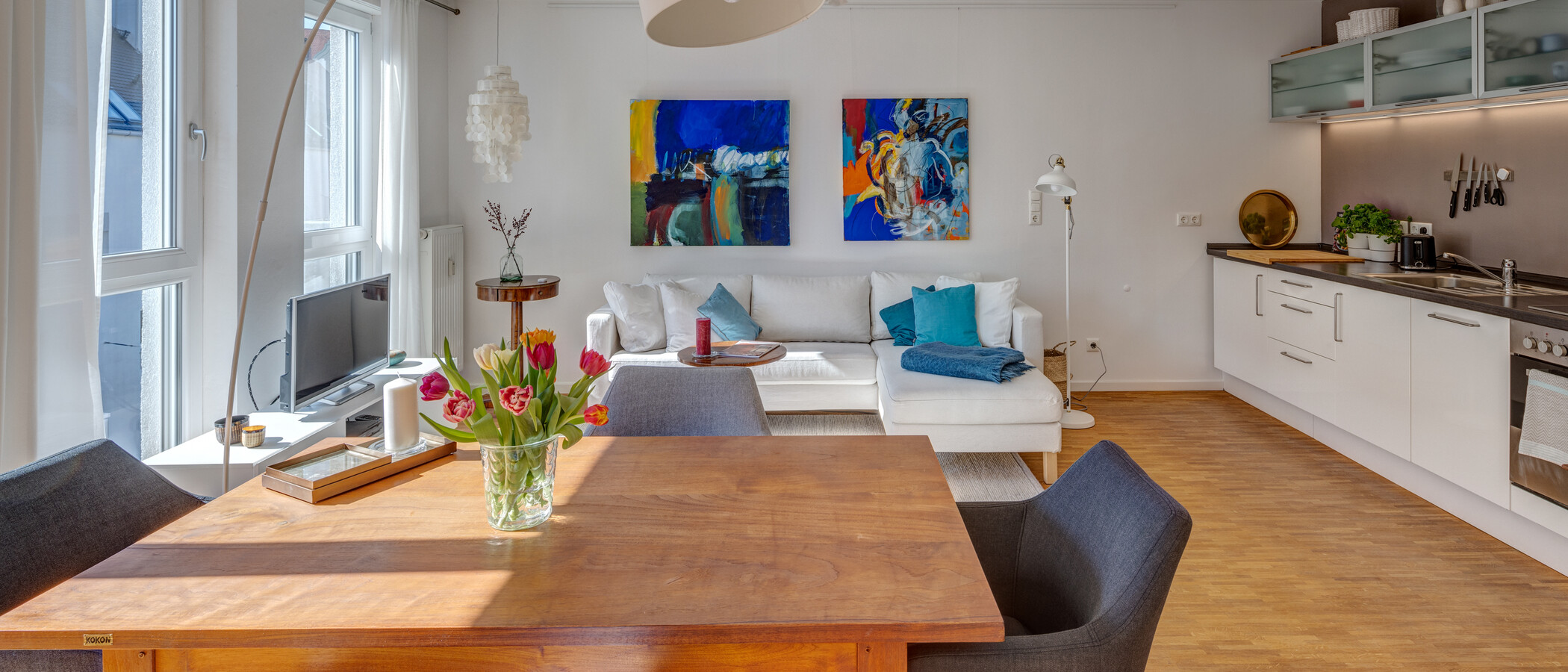 Wohnung München Untersendling 02 Wohnbereich 12922