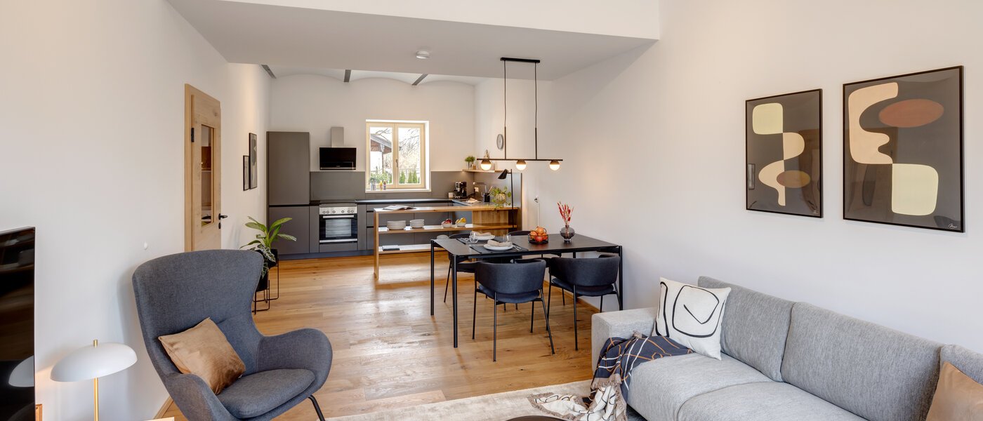 Wohnung Gmund am Tegernsee 04 Wohnbereich 12955