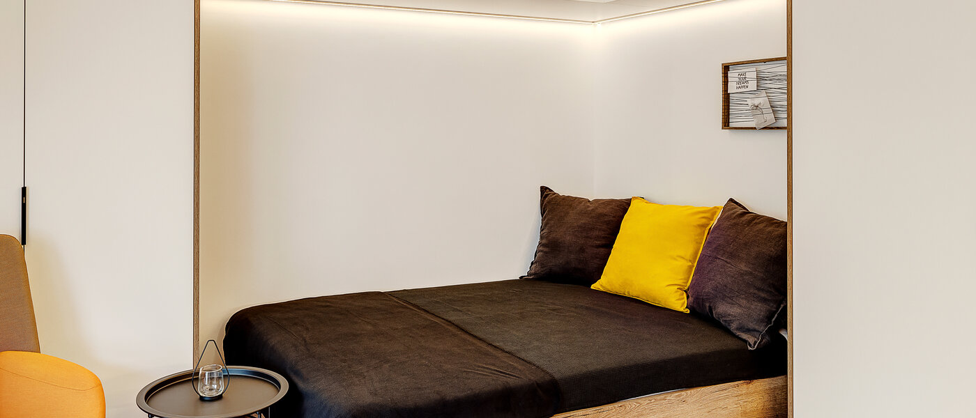 Wohnung München Isarvorstadt 01 Schlafbereich 12957