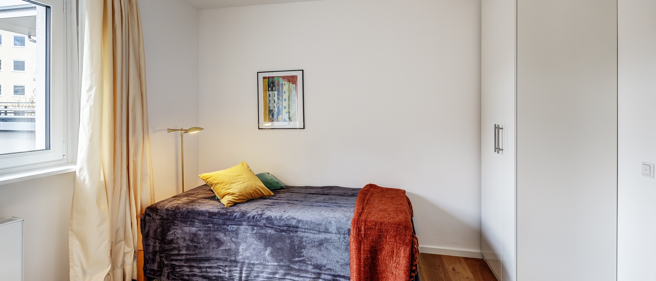 Wohnung München Au 02 2. Schlafzimmer	 12962