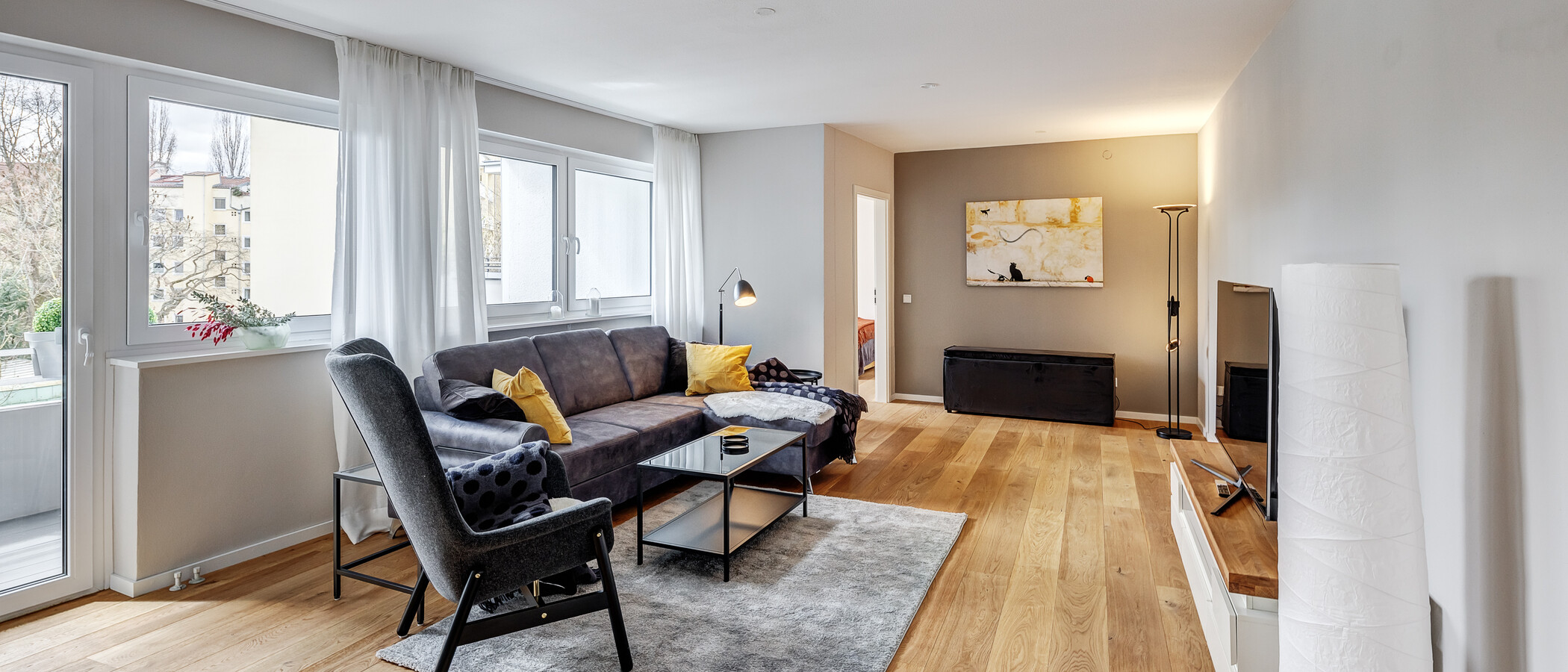 Wohnung München Au 03 Wohnzimmer 12962