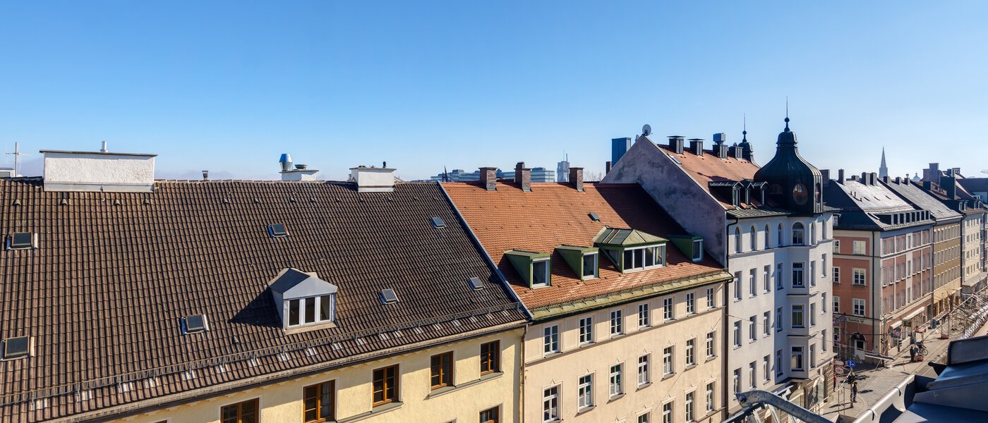 Dachgeschosswohnung München Isarvorstadt 01 Aussicht 12963